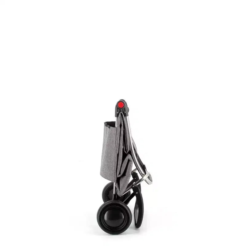 Carrello spesa pieghevole a 2 ruote con borsa in tweed