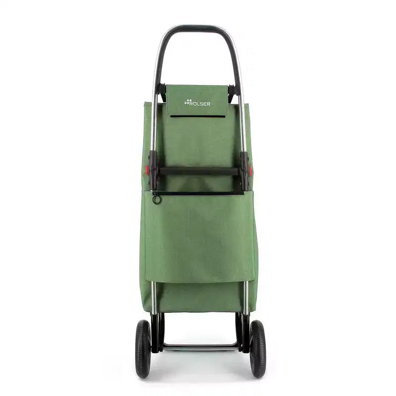 Carrello spesa pieghevole a 2 ruote con borsa in tweed