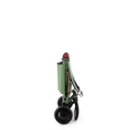 Carrello spesa pieghevole a 2 ruote con borsa in tweed