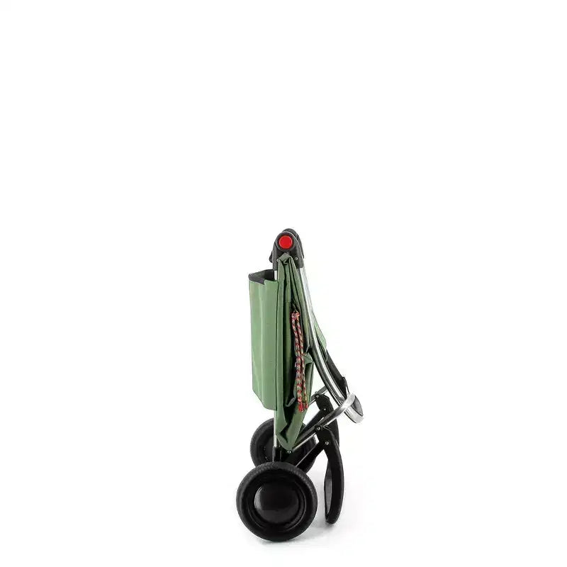 Carrello spesa pieghevole a 2 ruote con borsa in tweed