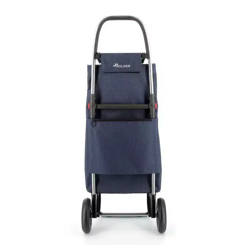 Carrello spesa pieghevole a 2 ruote con borsa in tweed