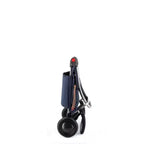 Carrello spesa pieghevole a 2 ruote con borsa in tweed