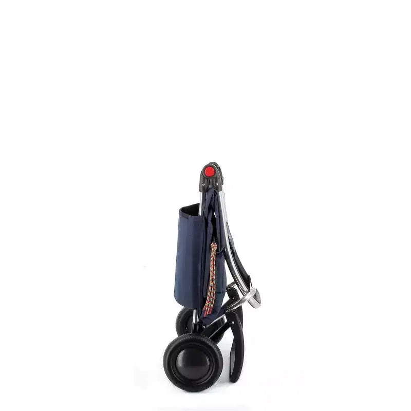 Carrello spesa pieghevole a 2 ruote con borsa in tweed