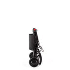 Carrello spesa pieghevole a 2 ruote con borsa in tweed