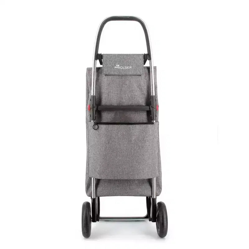 Carrello spesa pieghevole a 2 ruote con borsa in tweed