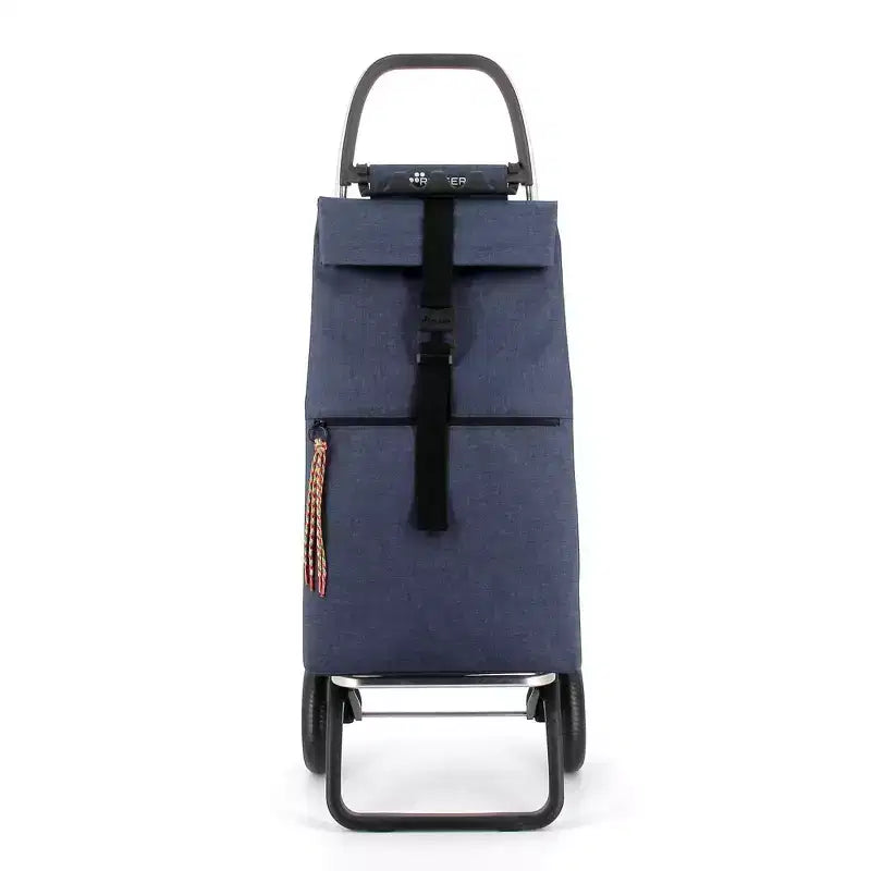 Carrello spesa pieghevole a 2 ruote con borsa in tweed